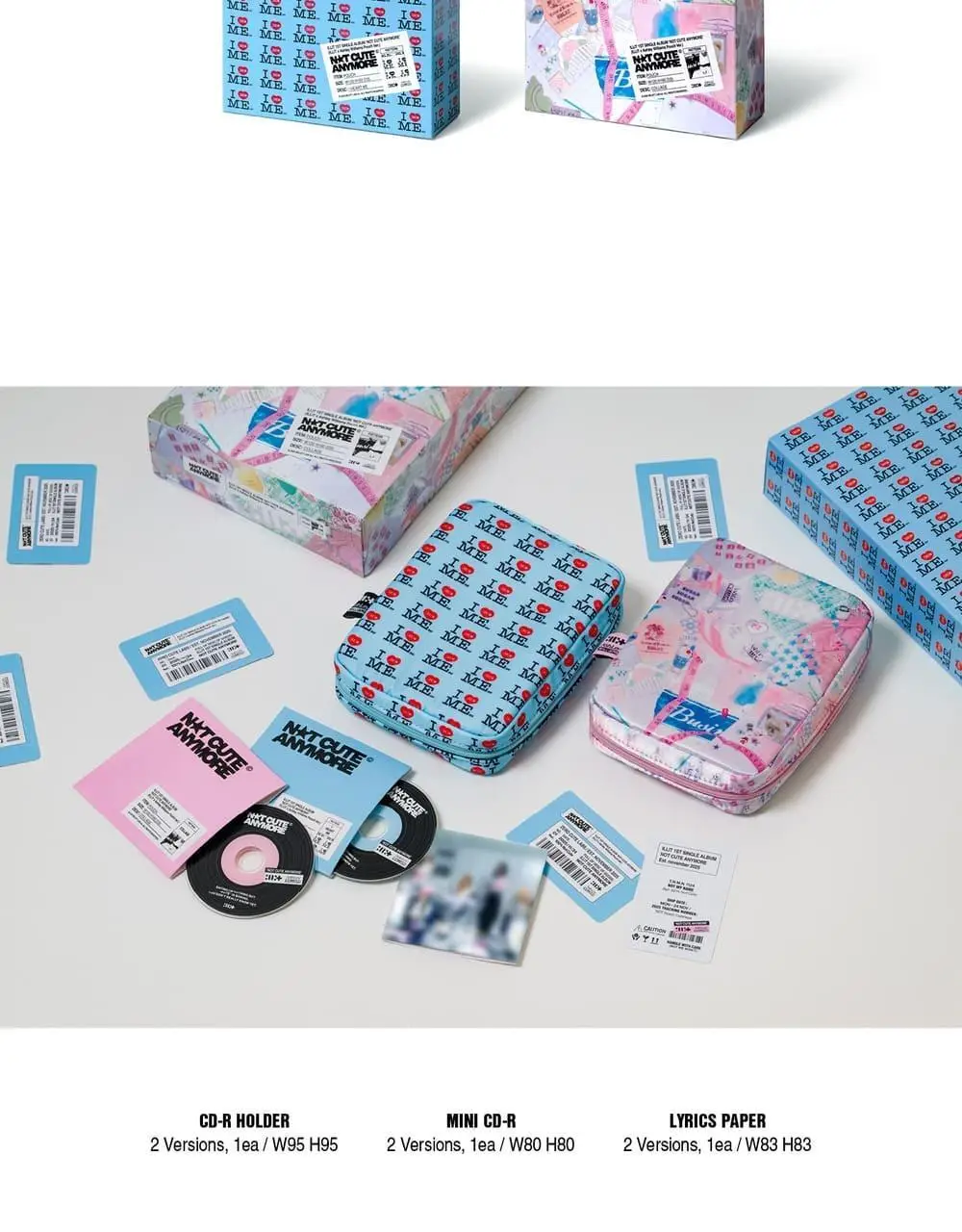 아일릿 - [NOT CUTE ANYMORE] ILLIT X Ashley Williams Pouch Ver. 상세페이지 5